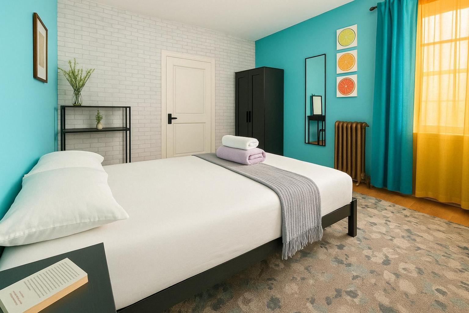 Modern Xl Queen Room Comfort & Character In Harlem New York Exterior foto